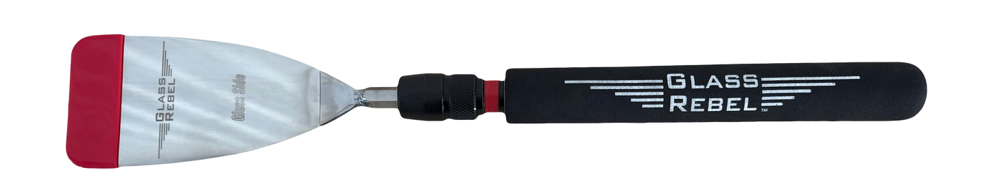 he Glass Rebel Blade Handle With Blade - quick-connect blade handle for precise, manual auto-glass cutting.